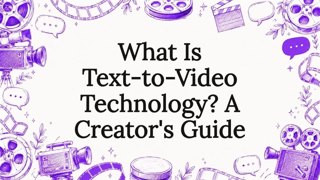 What Is Text-to-Video Technology? A Creator's Guide